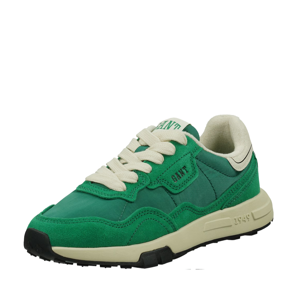 Sneakers bărbați Gant Youtron verzi din piele întoarsă și textil  1749BP633916VV - 1 | YEO