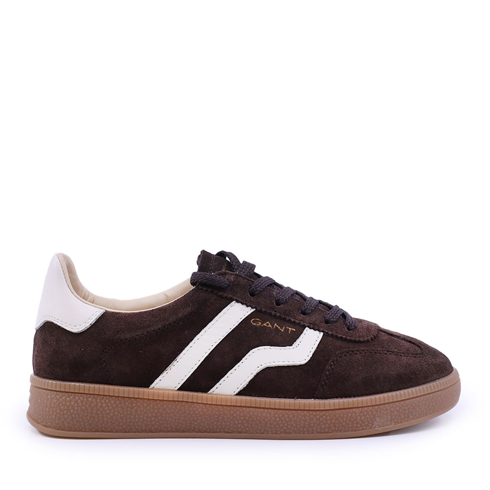 Sneakers femei Gant linia Cuzima maro din piele întoarsă 1740DP533042VM