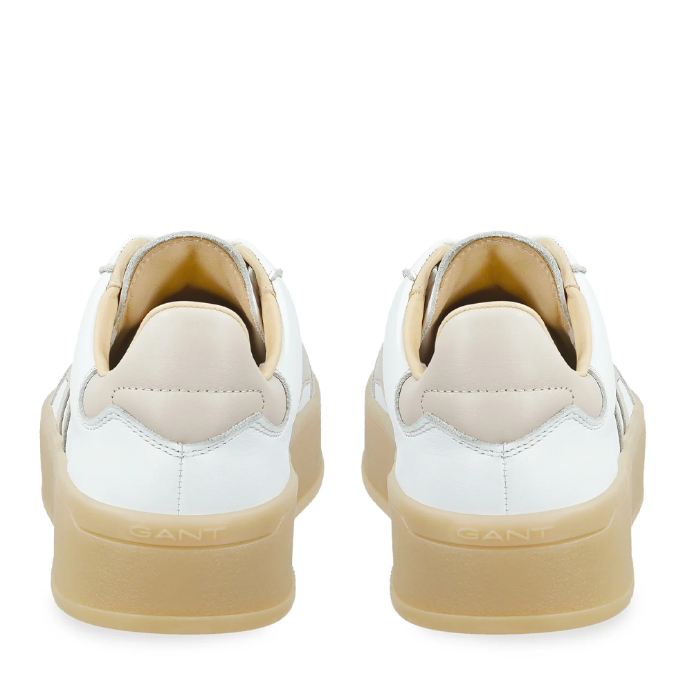 Gant Sneakers femei Gant linia Cuzmani albi din piele