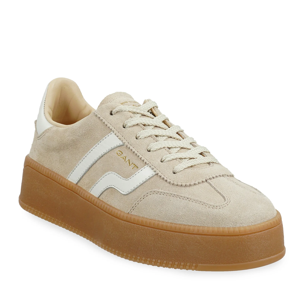 Sneakers femei Gant linia Cuzmani bej din piele întoarsă 1741DP533203VBE - imagine 2