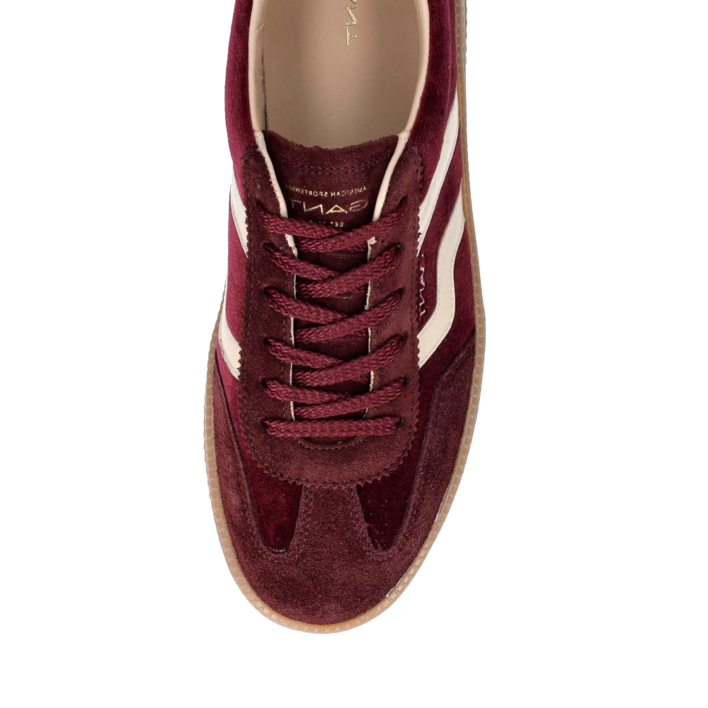Sneakers femei Gant linia Cuzmani bordo din piele și textil 1742DP538354VBO