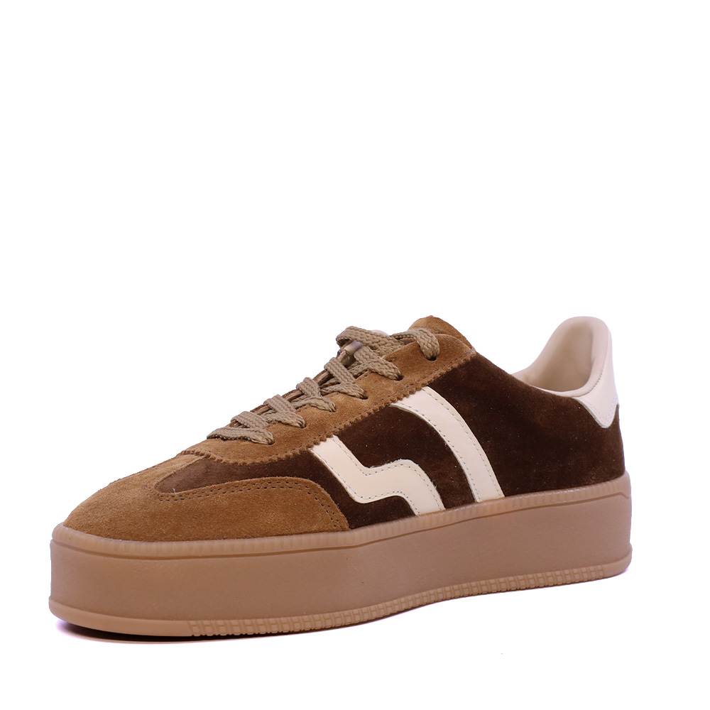Sneakers femei Gant linia Cuzmani maro  din piele întoarsă 1742DP538354VCO