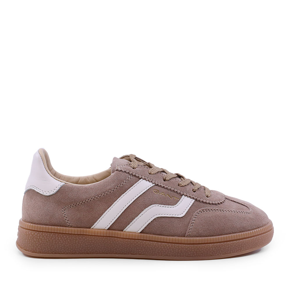 Adidasi Gant linia Cuzima bej din piele intoarsa 1740DP533042VBE