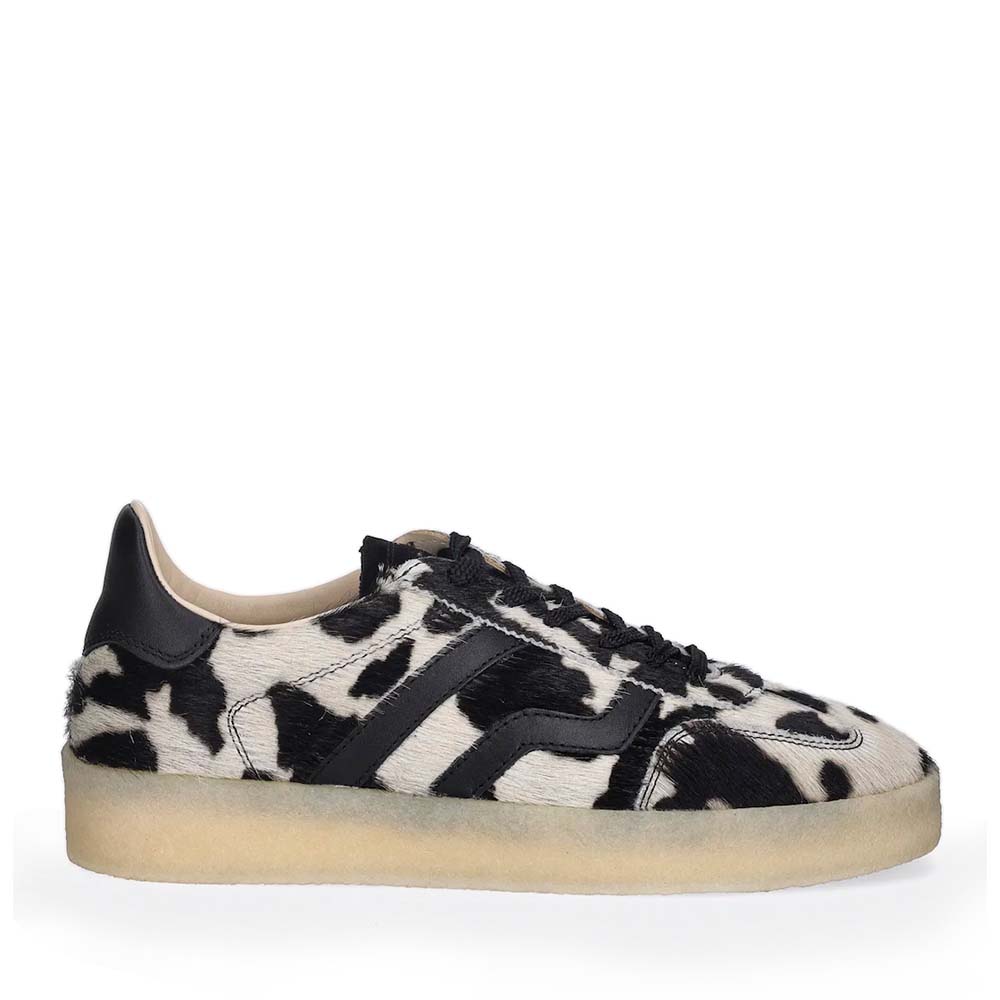 Sneakers Gant linia Cuzimax alb cu negru din piele 1740DP538046AN