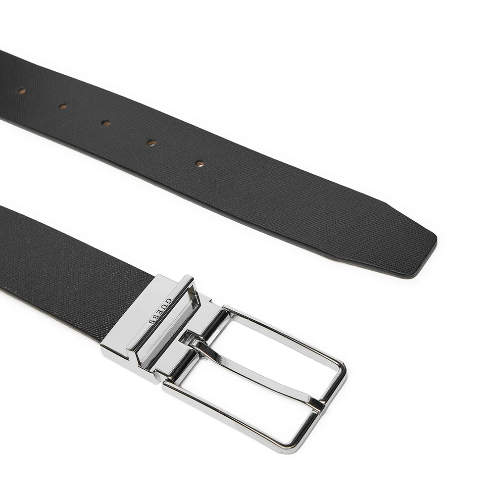 Guess Agueda black leather men's belt 929BCUBMCMSEN