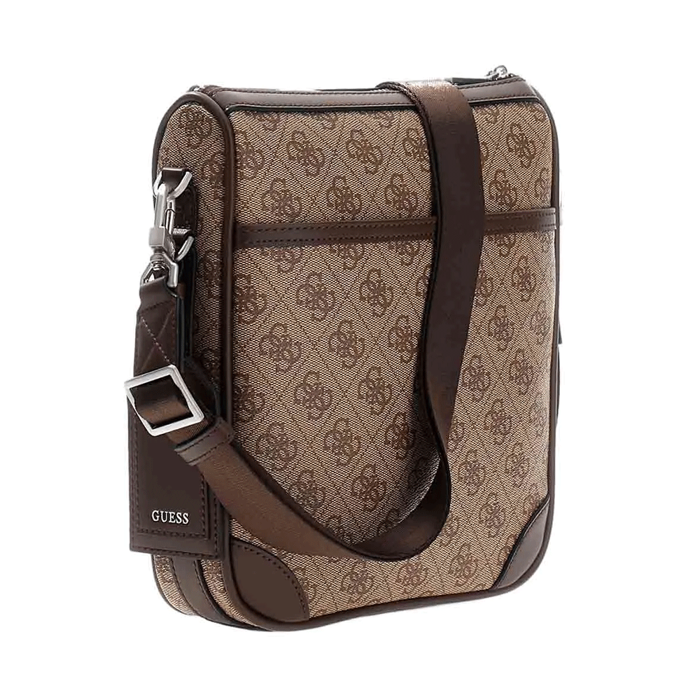 Geantă crossbody bărbați Guess Milano bej cu logo 921BGEAHMMILLP6217BE - imagine 2