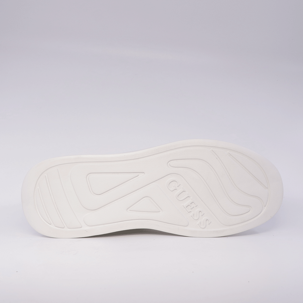 Sneakers bărbați Guess Elba albi din piele și material sintetic 929BPFMJLBAA 