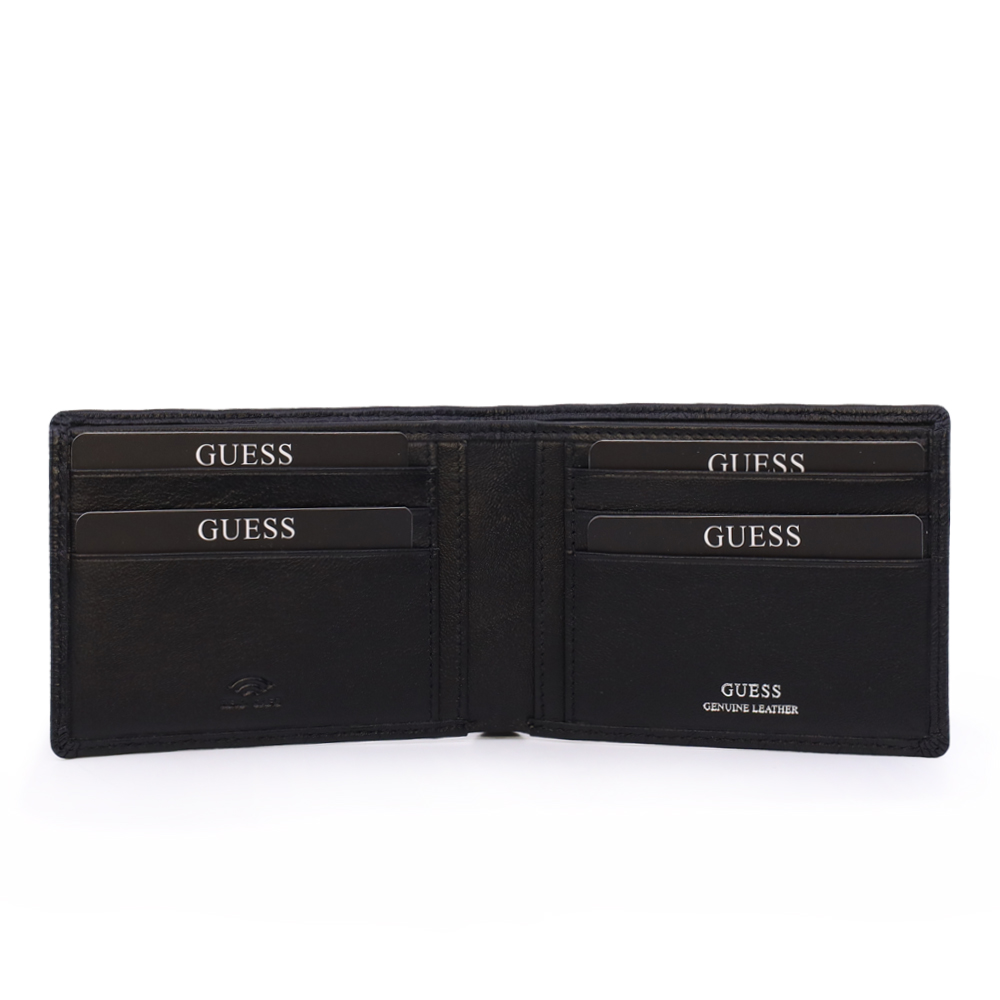 Portmoneu bărbați Guess negru din piele cu RFID 920BPUSMMADLLEA27N