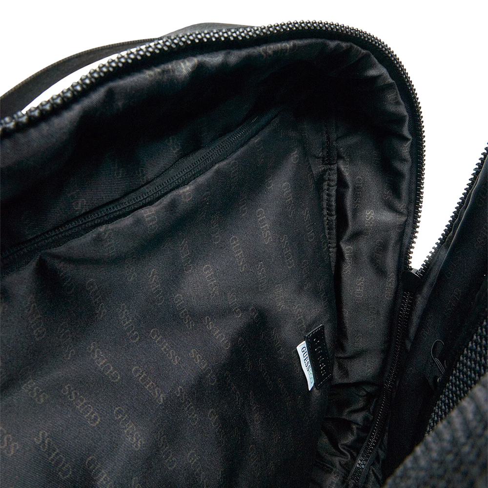 Guess Asti black men's backpack with logo 929RUCSHMASPFN