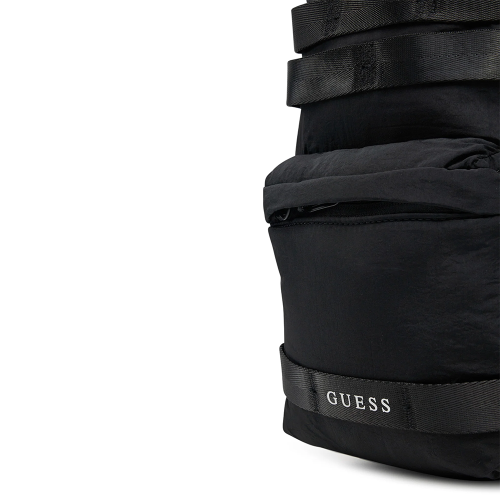 Guess Asti black men's backpack with logo 929RUCSHMASPFN