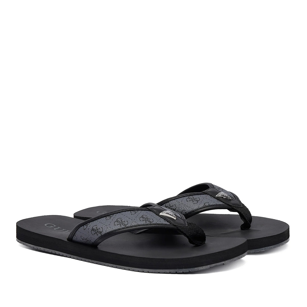Papuci plaja barbati Guess Dingle negri 92ebslfmjdinfal21n - imagine 2