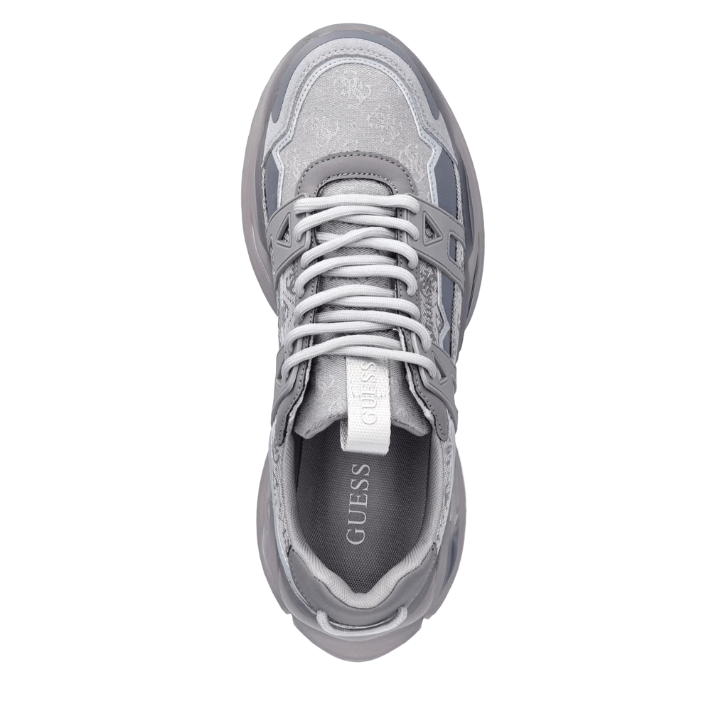 Sneakers bărbați Guess Bellu gri 921BPFMJELUFAL12GR