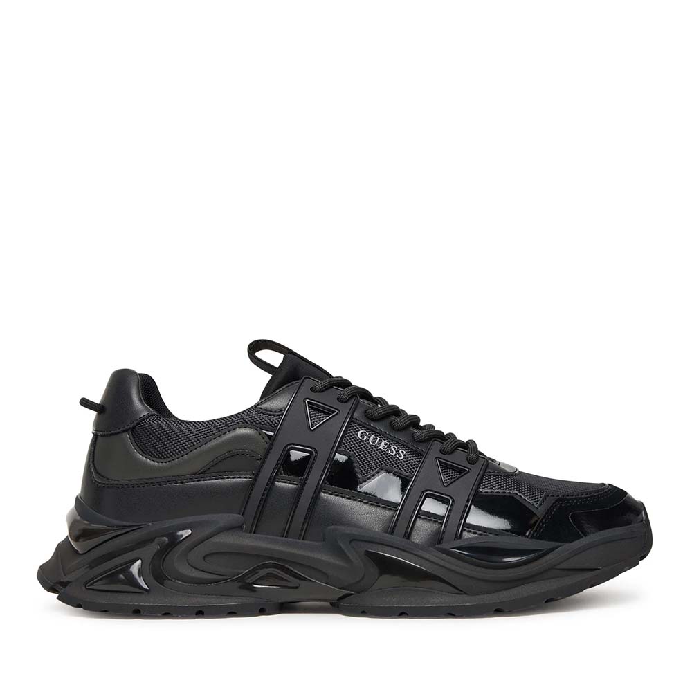 Sneakers bărbați Guess Bellu negri 920BPFMFUNOELL12N