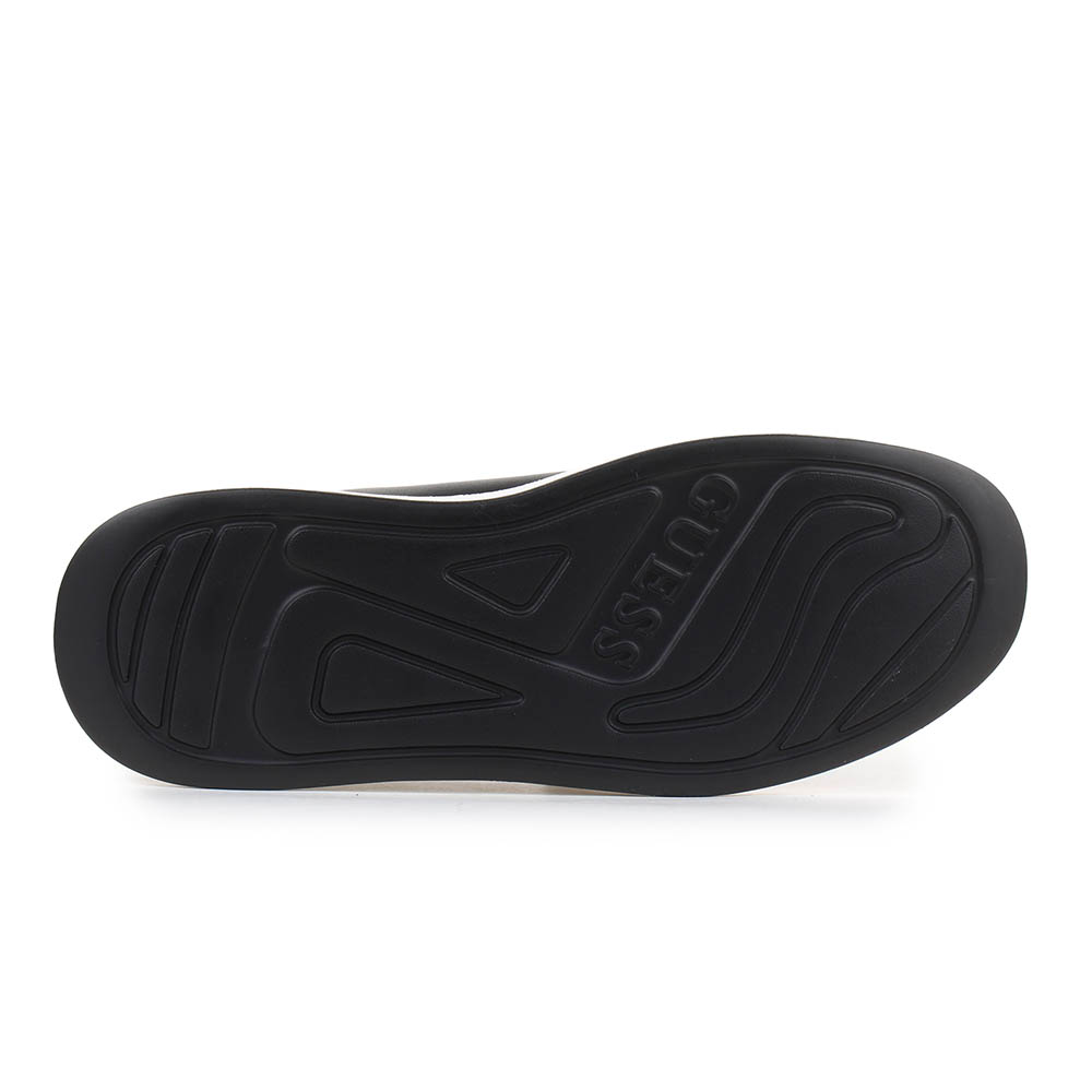 Sneakers bărbați Guess Elba negri din piele și sintetic 922BPFMFEALLEA12N