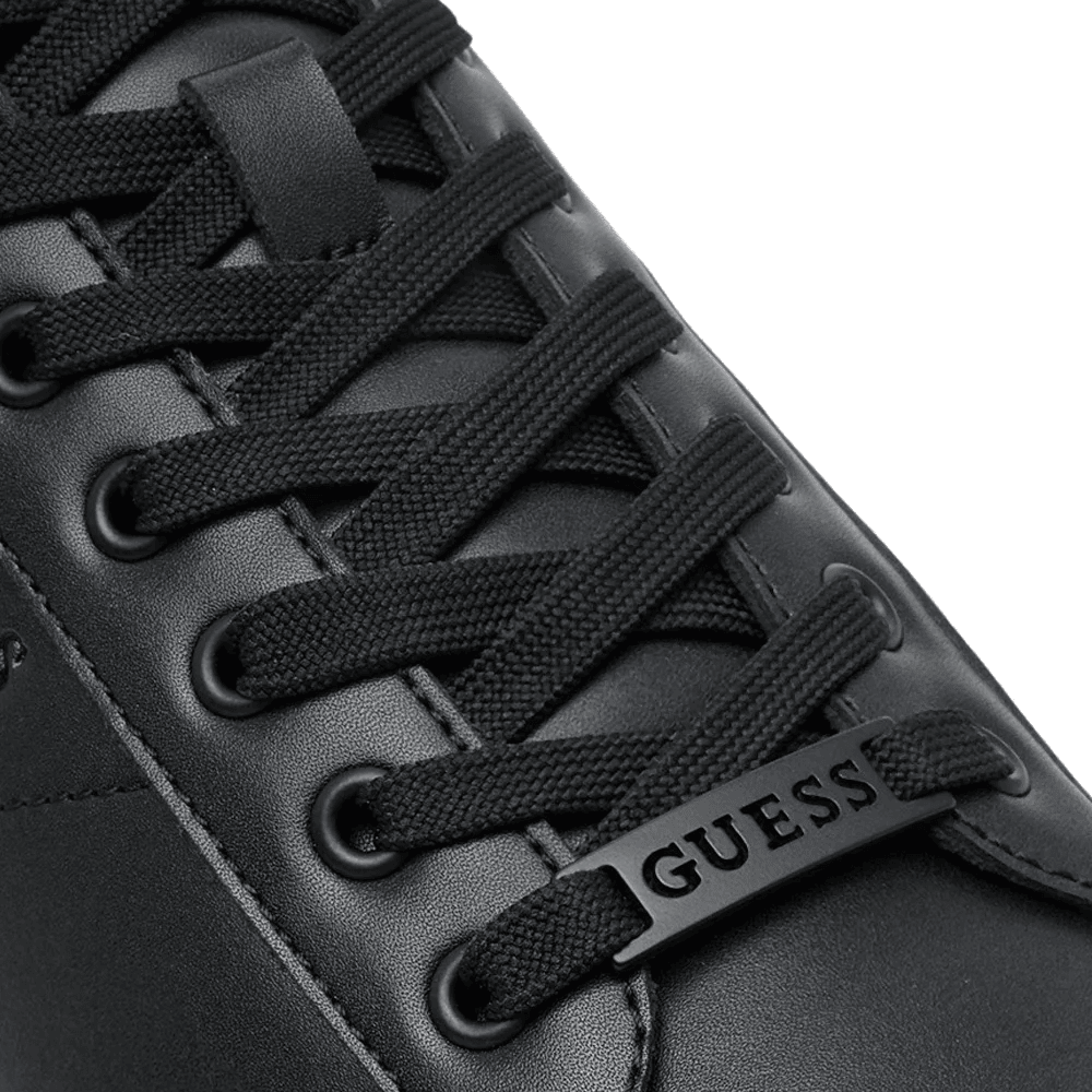 Guess Elba black leather and synthetic men's sneakers 929BPFMJLBAN