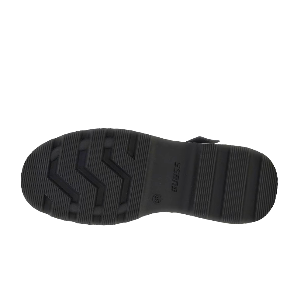 Ghete biker  femei Guess Nuria negre din piele 918DGFLFNURN