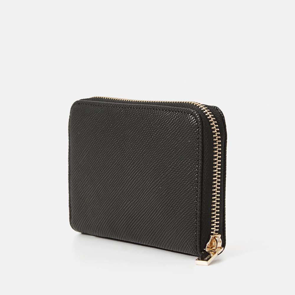 Portmoneu femei Guess Laurel II negru cu logo frontal 912DPUSWZG7459140N