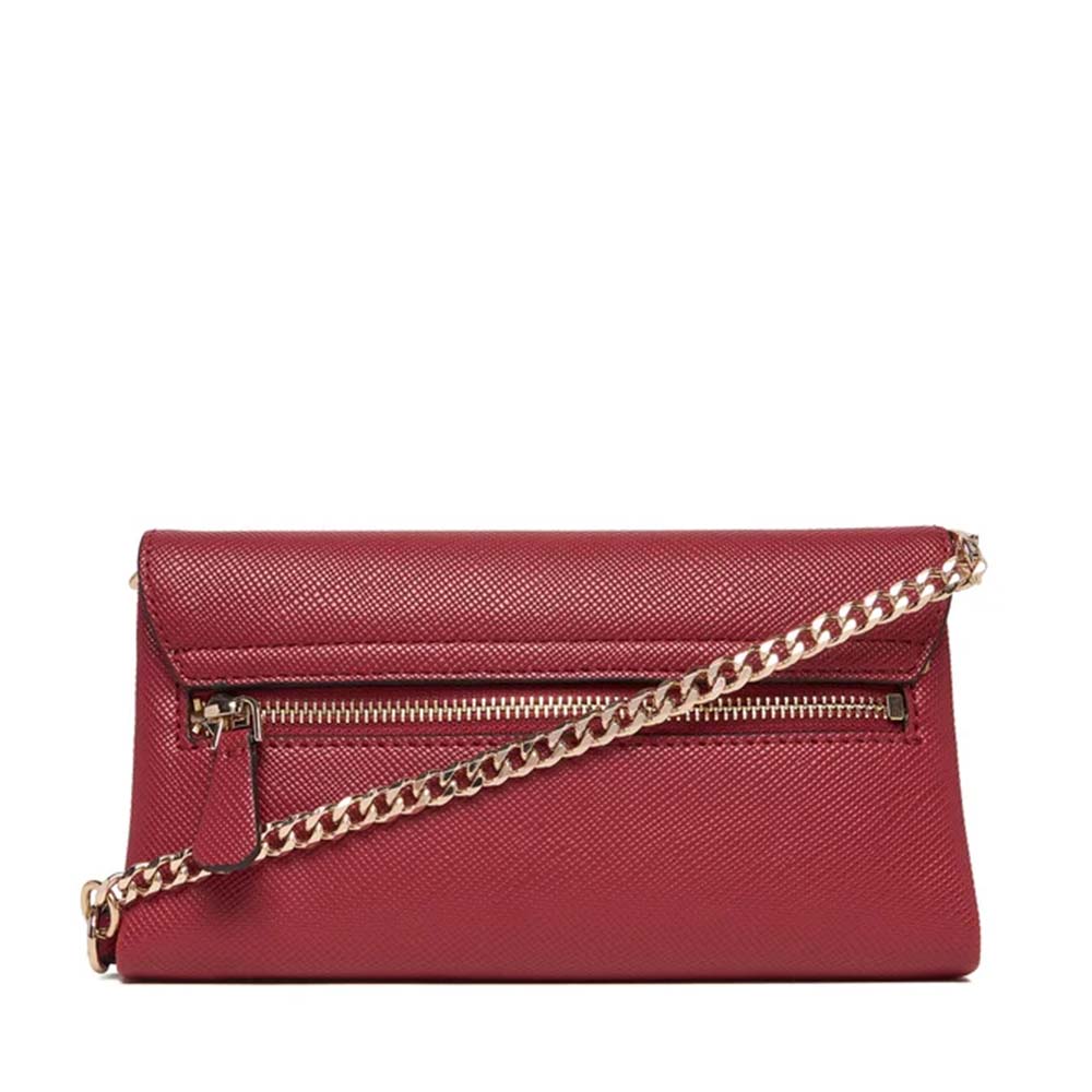 Portmoneu tip poșetă femei Guess Noelle II X Body Flap roșu 910DPUHWZG9672750R