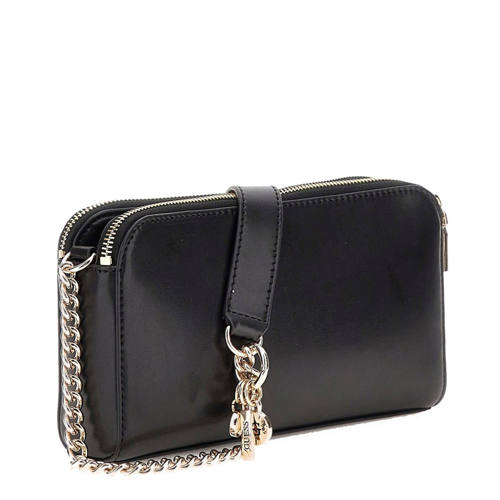 Poșetă crossbody femei Guess Daryna II neagră cu logo 910POSSHWVG7208120N - 1 | YEO