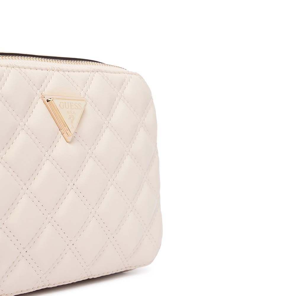 Poșetă crossbody femei Guess Giully II bej 911POSSHWQG9673140BE