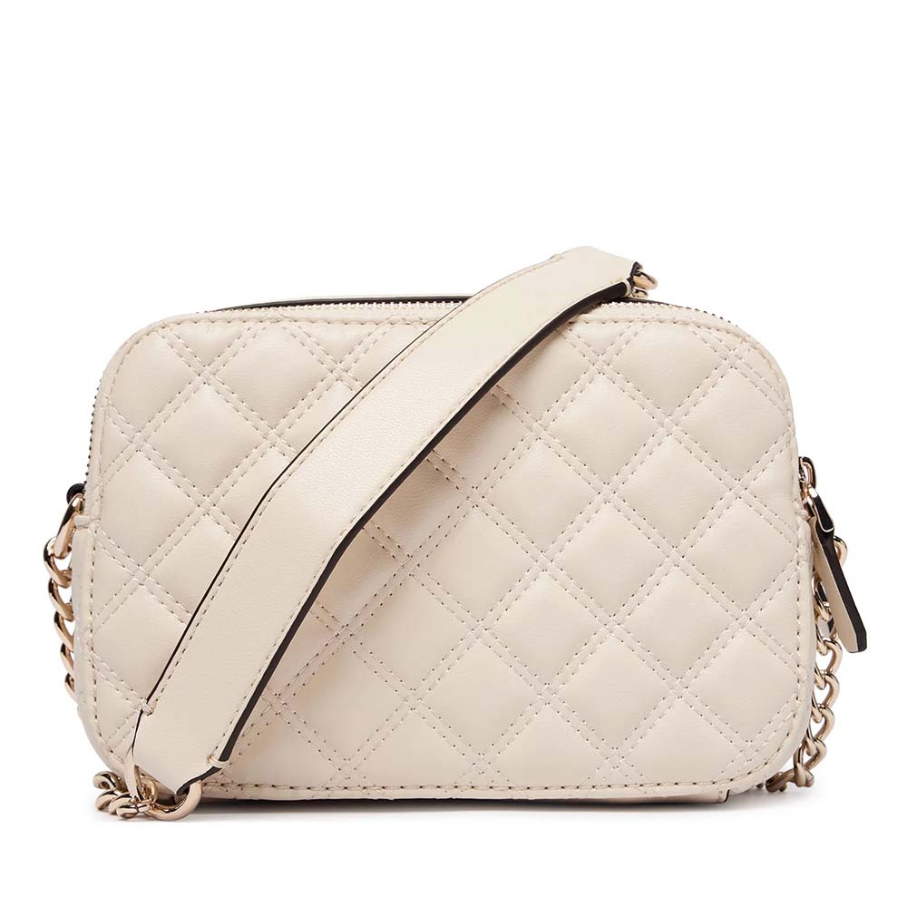 Poșetă crossbody femei Guess Giully II bej 911POSSHWQG9673140BE