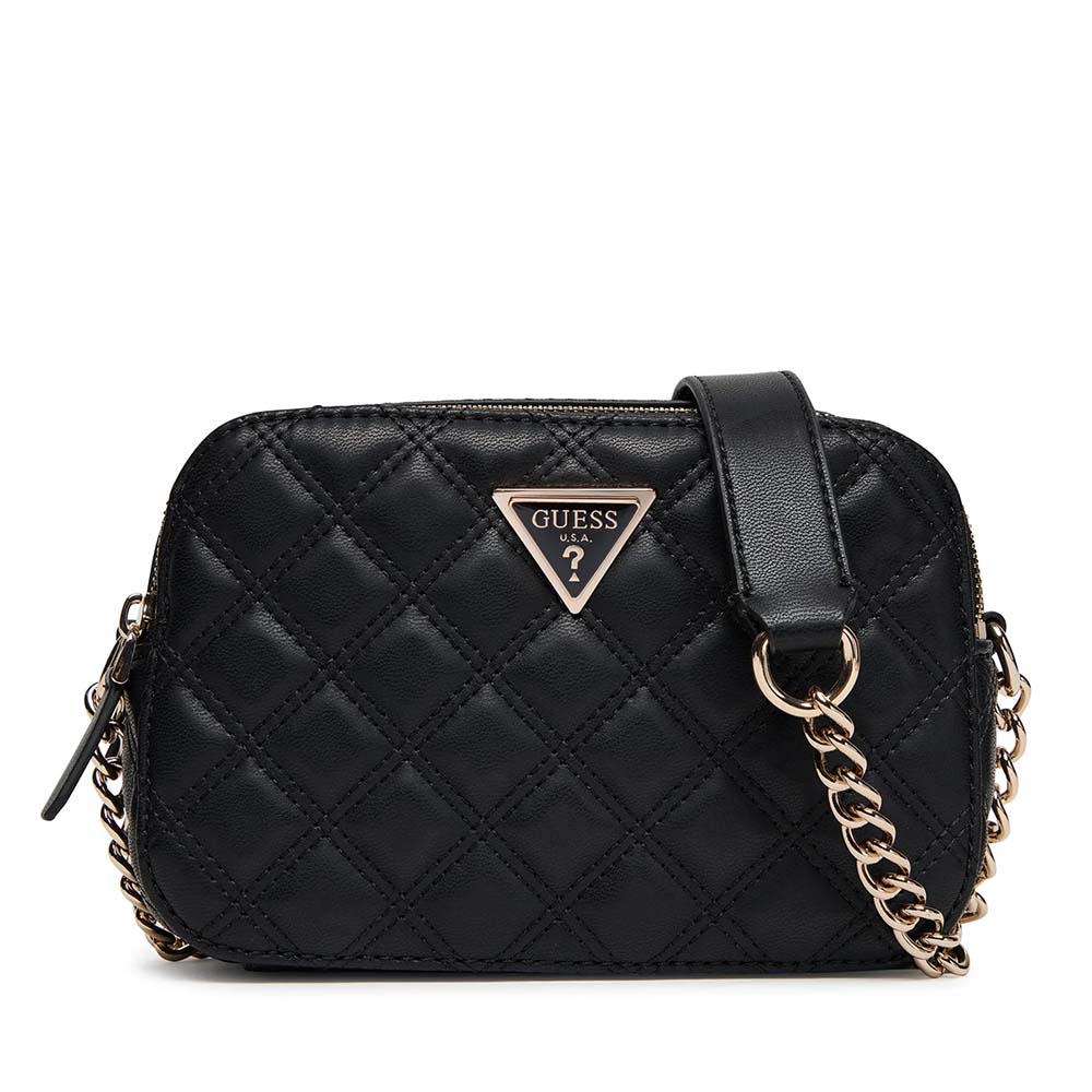 Poșetă crossbody femei Guess Giully II neagră 911POSSHWQG9673140N