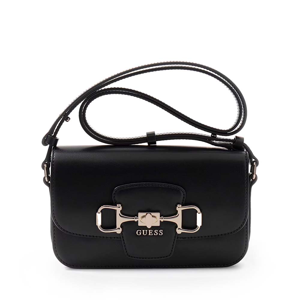 Poșetă crossbody femei Guess Janie neagră 911POSSHWVG9910210N