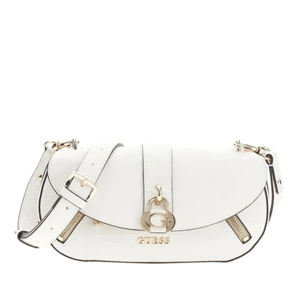 Poșetă crossbody femei Guess Jessa   albă   911POSSHWBG8362200A