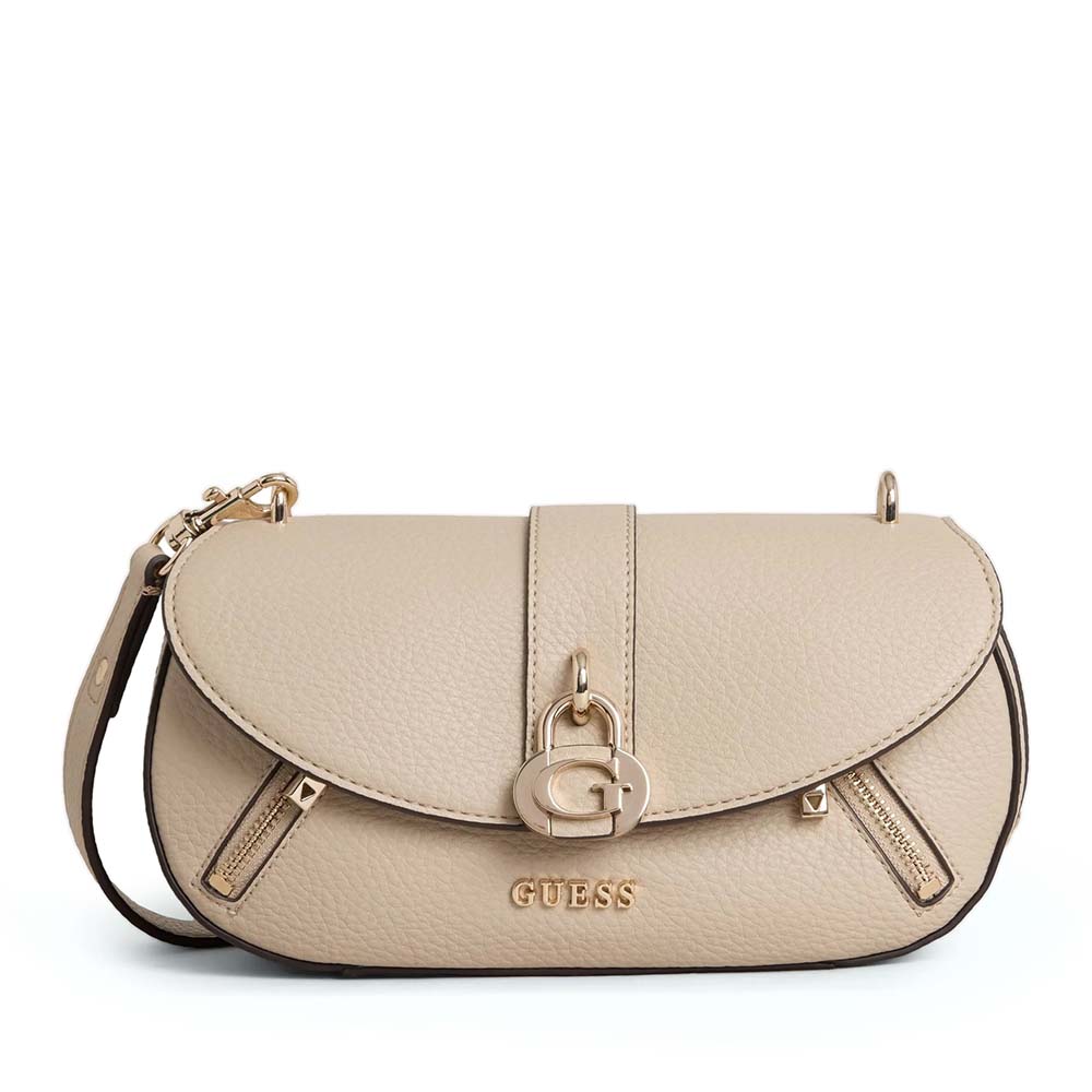 Poșetă crossbody femei Guess Jessa  taupe 911POSSHWBG8362060TA
