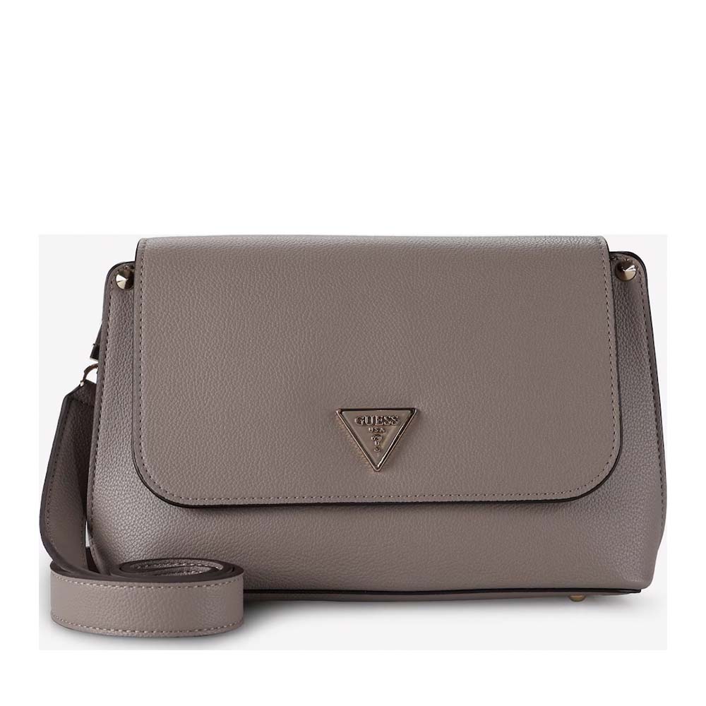 Poseta crossbody femei Guess Meridian II taupe 911POSSHWBG6974200TA