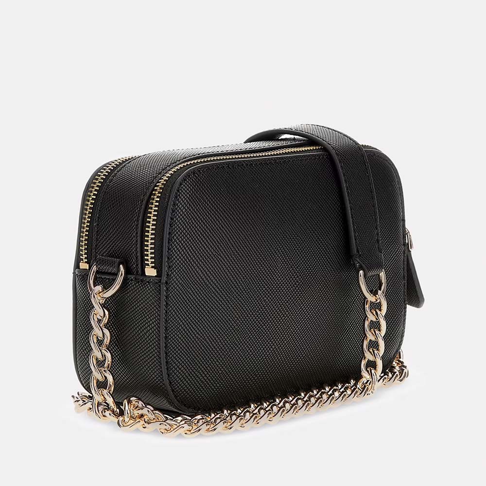 Poșetă crossbody femei Guess Noelle II  neagră 911POSSHWZG9672140N - imagine 2