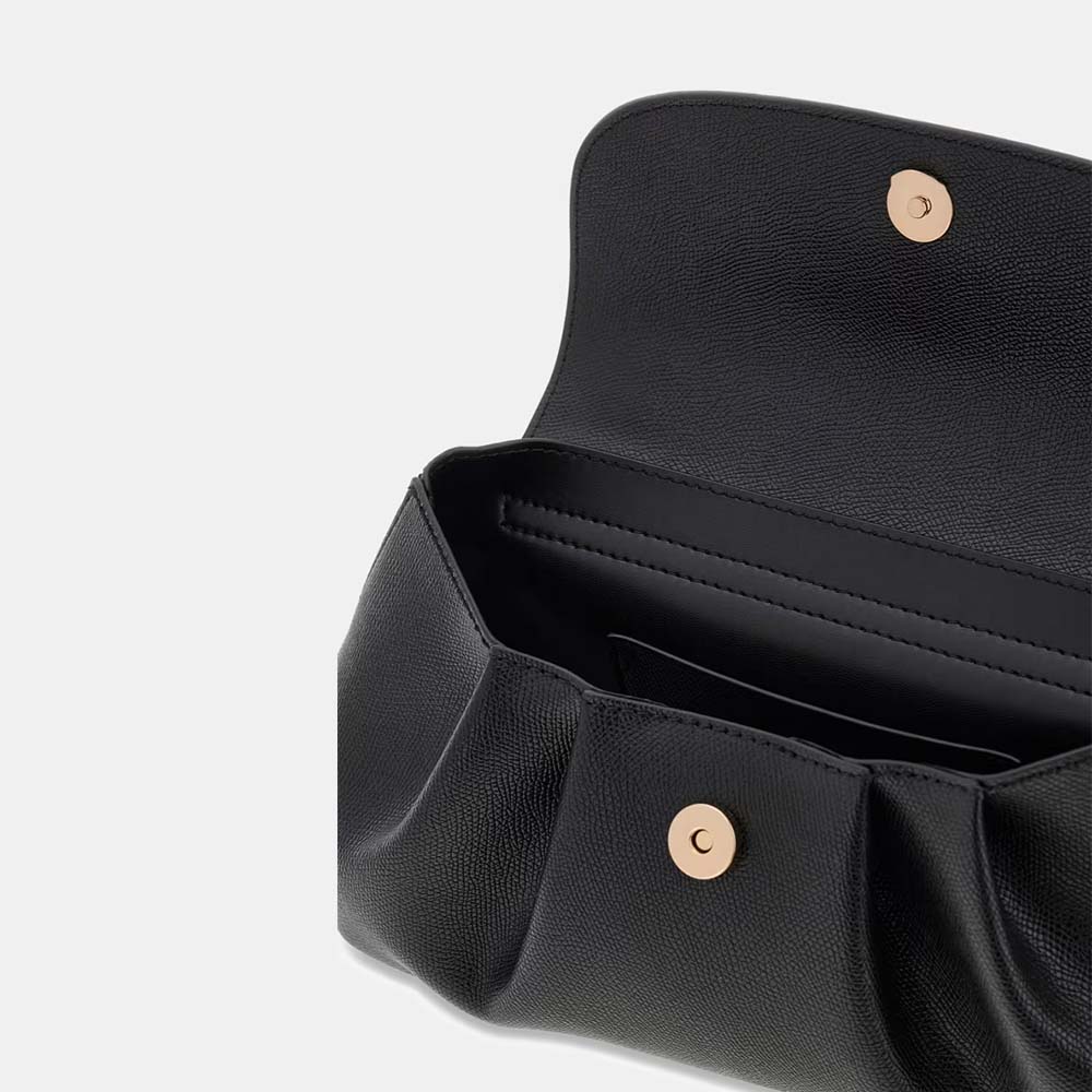 Poșetă satchel femei Guess Amorette neagră cu logo 912POSSHWBG7898190N