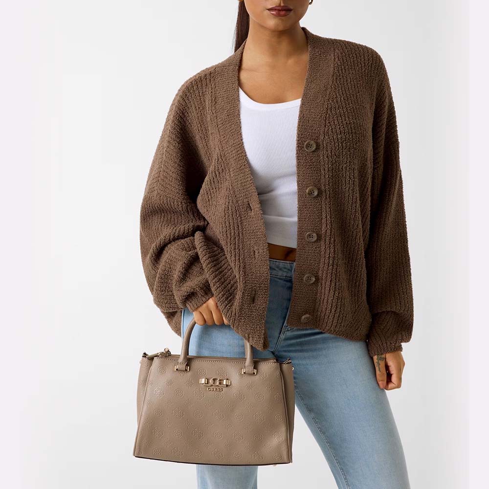 Poșetă tote femei Guess Anise taupe 911POSSHWPD9916060N - imagine 2