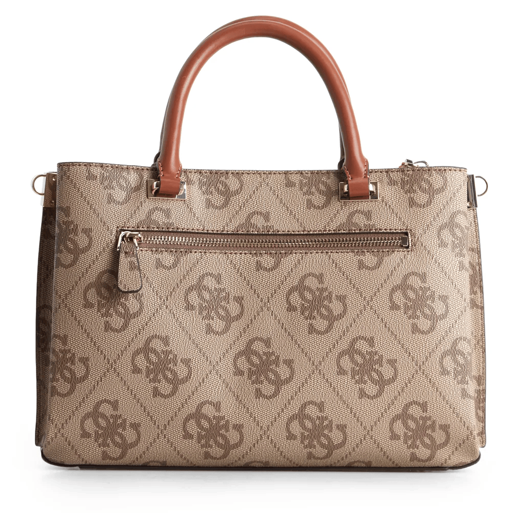 Poșetă tote femei Guess Erenia cognac cu logo print 910POSSHWSO7838060CO - 1 | YEO