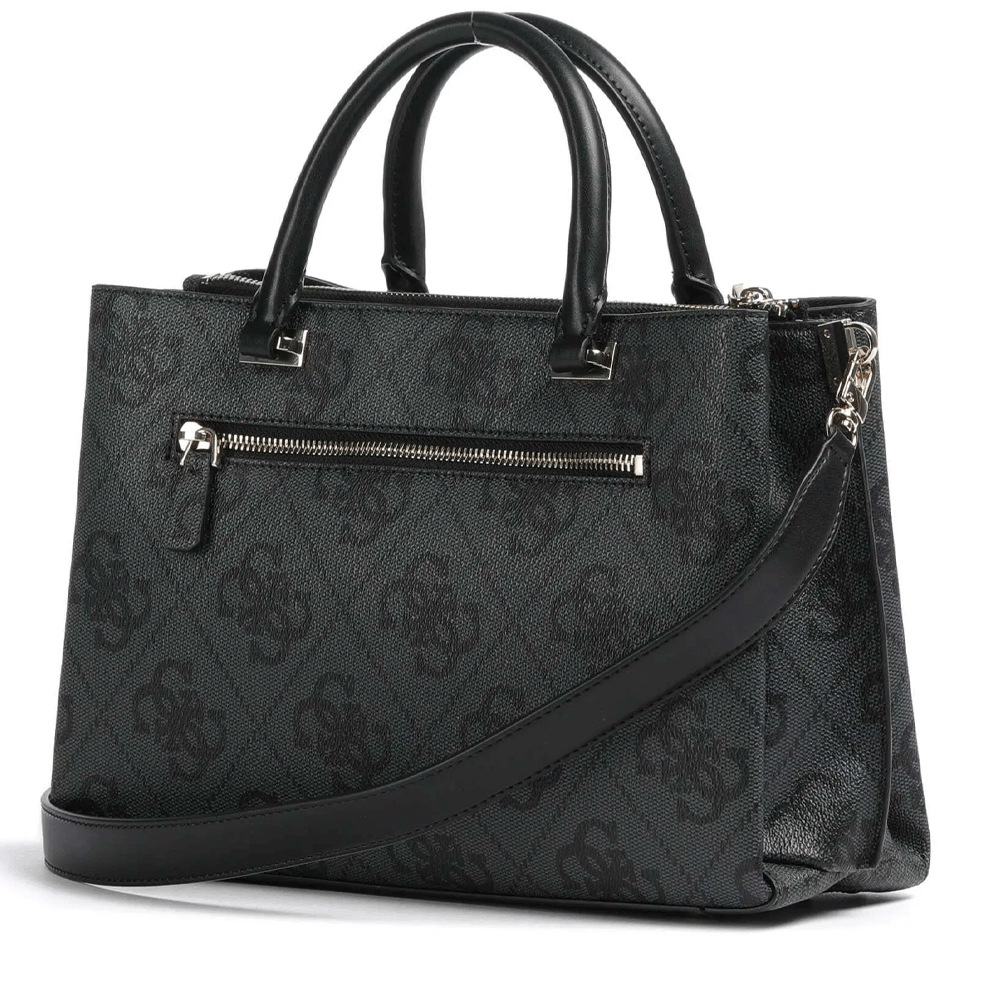 Poșetă tote femei Guess Erenia neagră cu logo print 910POSSHWSO7838060N - 1 | YEO
