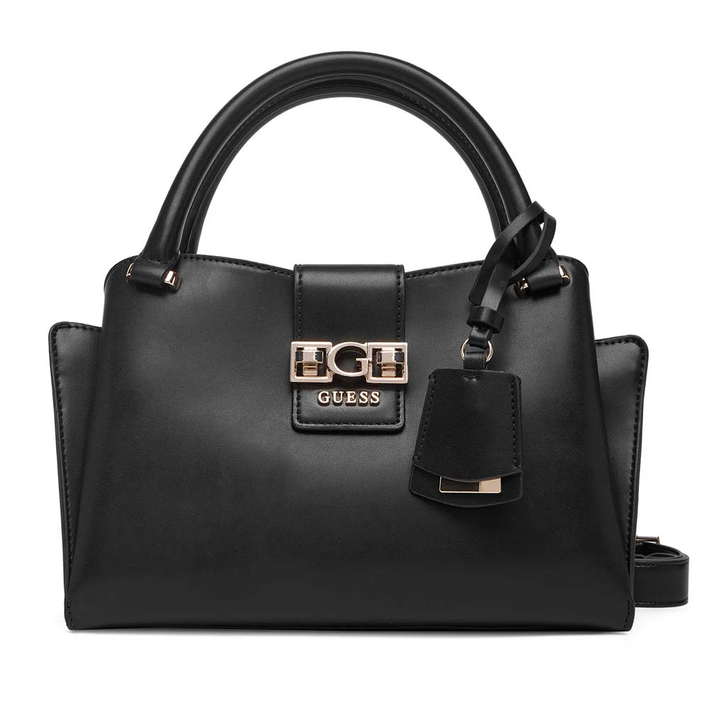 Poșetă tote femei Guess Jane neagră cu logo 910POSSHWVG9891050N