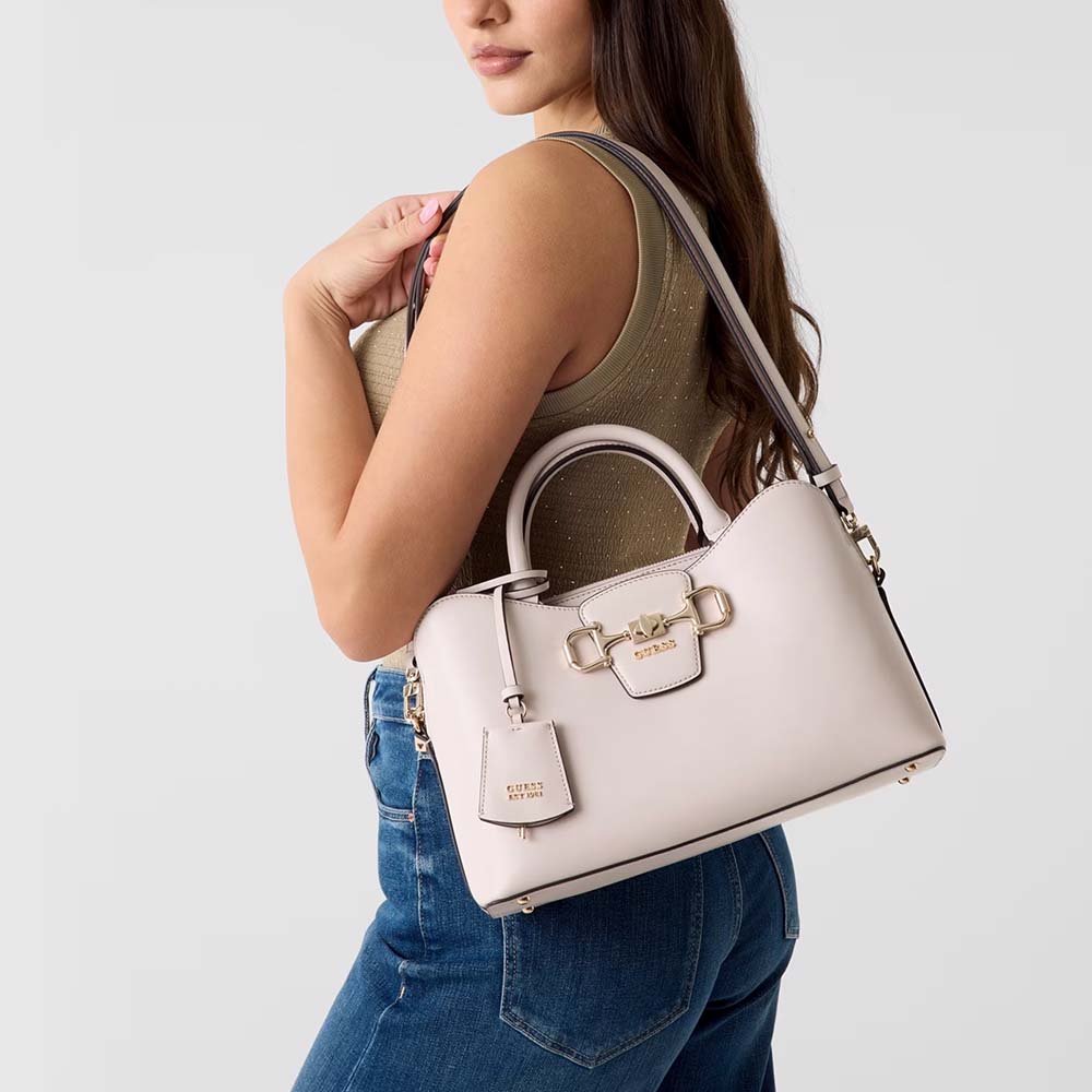 Poșetă tote femei Guess Janie bej 911POSSHWVG9910060BE - imagine 2
