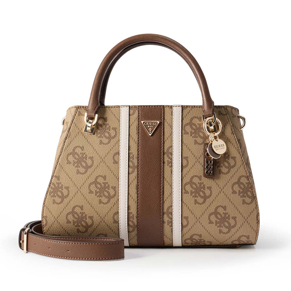 Poșetă tote femei Guess Noelle II bej cu logo 912POSSHWSS9672070BE