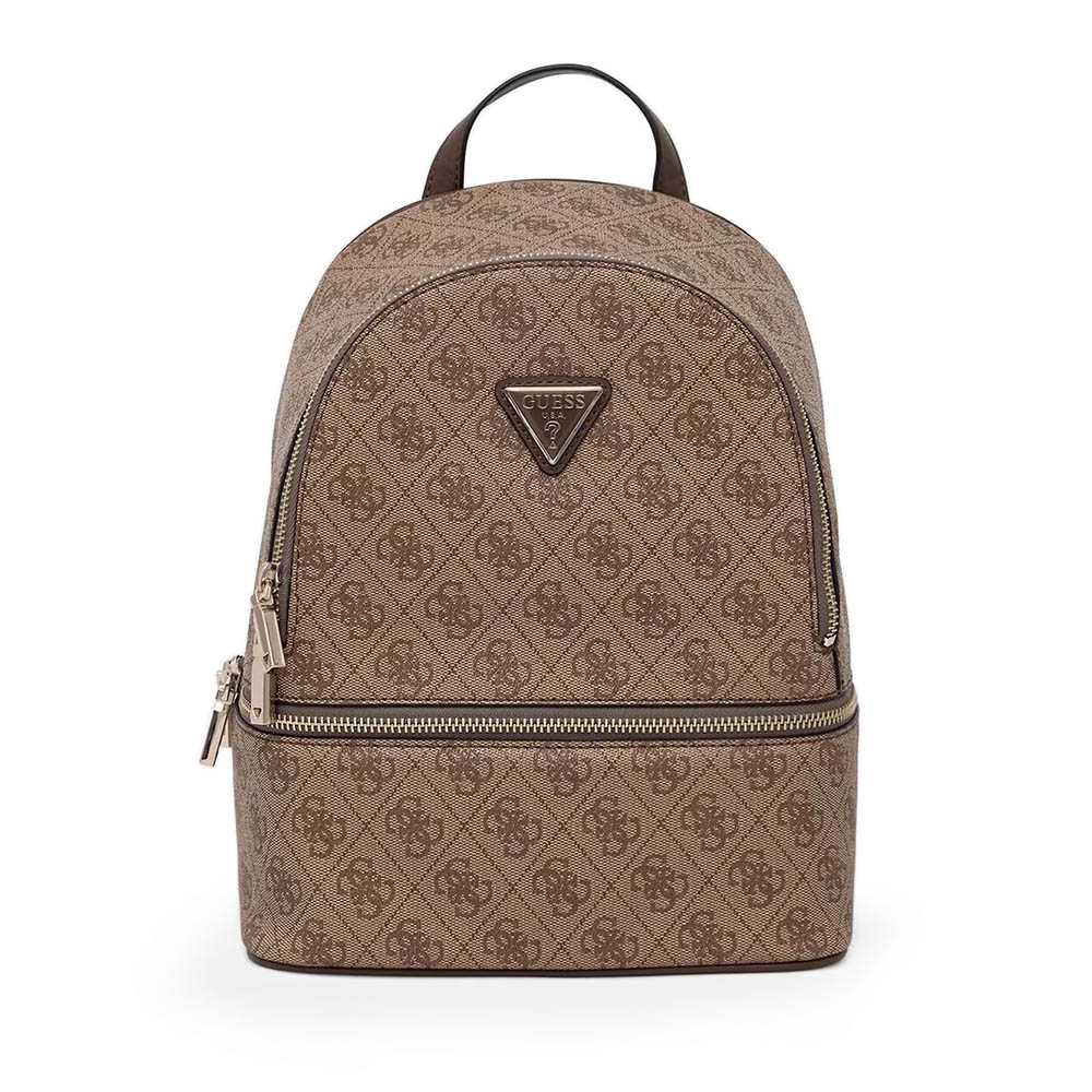 Rucsac femei Guess Follie maro cu logo 911RUCSTWLB9676032M