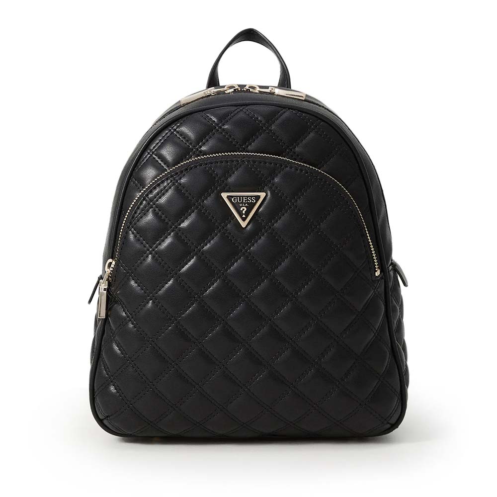 Rucsac femei Guess Giully II negru cu logo frontal 911RUCSHWQG9673320N