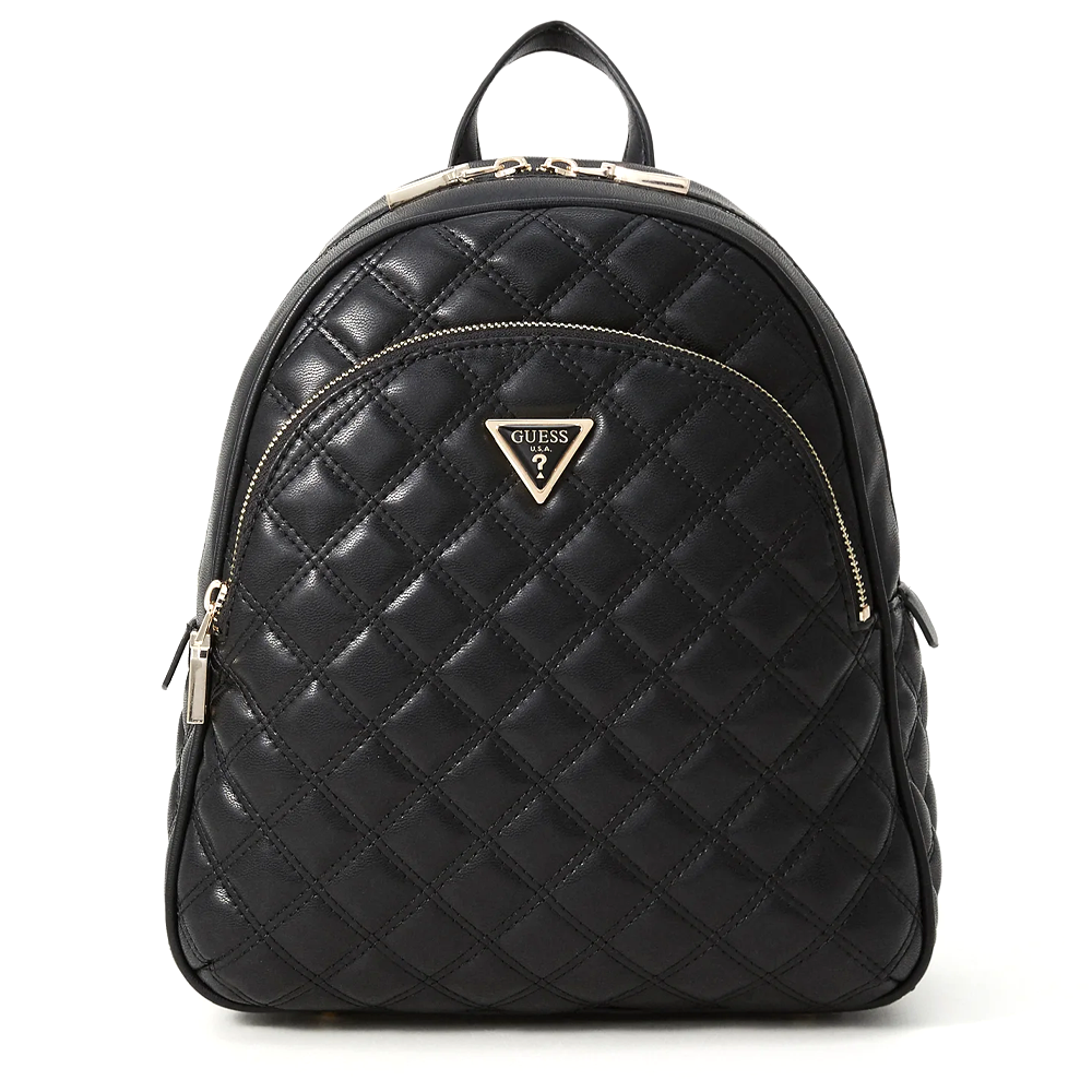 Rucsac femei Guess Giully II negru cu logo frontal 910RUCSHWQG9673320N