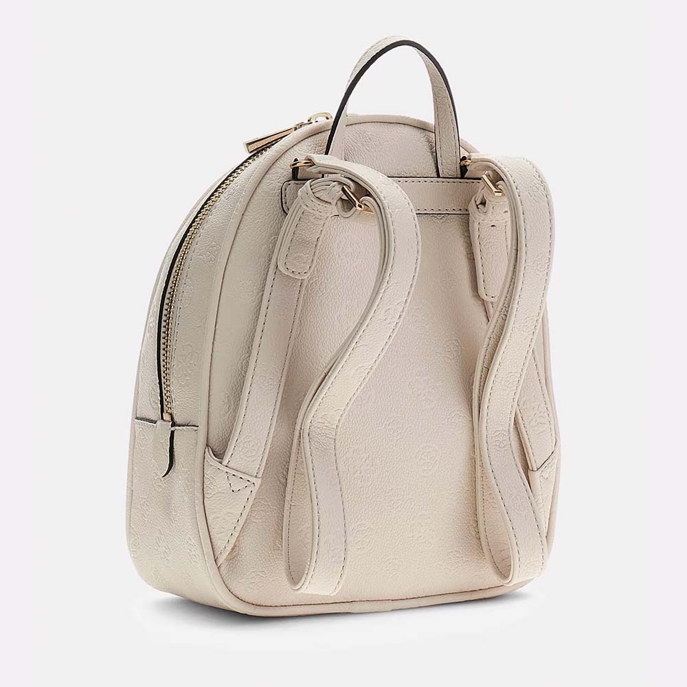 Rucsac femei Guess Manhatan II bej  cu logo frontal 911RUCSHWPD7118320BE - imagine 2
