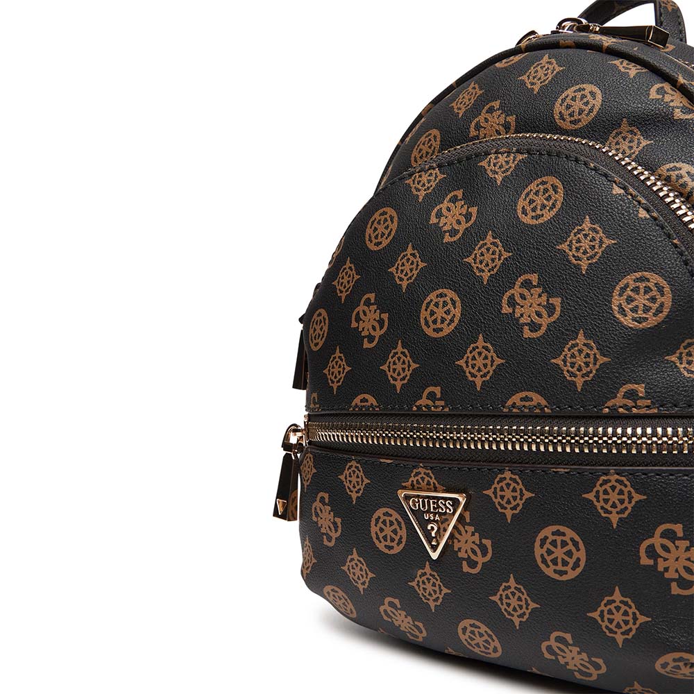 Rucsac femei Guess Manhatan II maro cu logo print 910RUCSHWPG7118320M - 1 | YEO