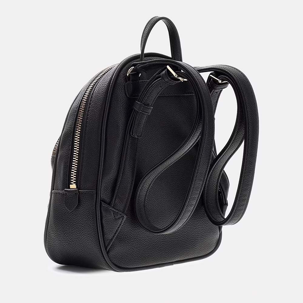 Rucsac femei Guess Manhatan II negru cu logo frontal 911RUCSHWBG7118320N - imagine 2