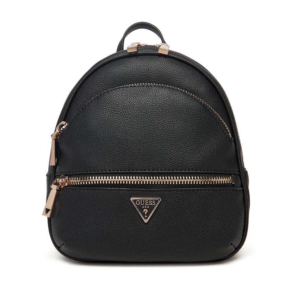 Rucsac femei Guess Manhatan II negru cu logo frontal 910RUCSHWBG7118330N