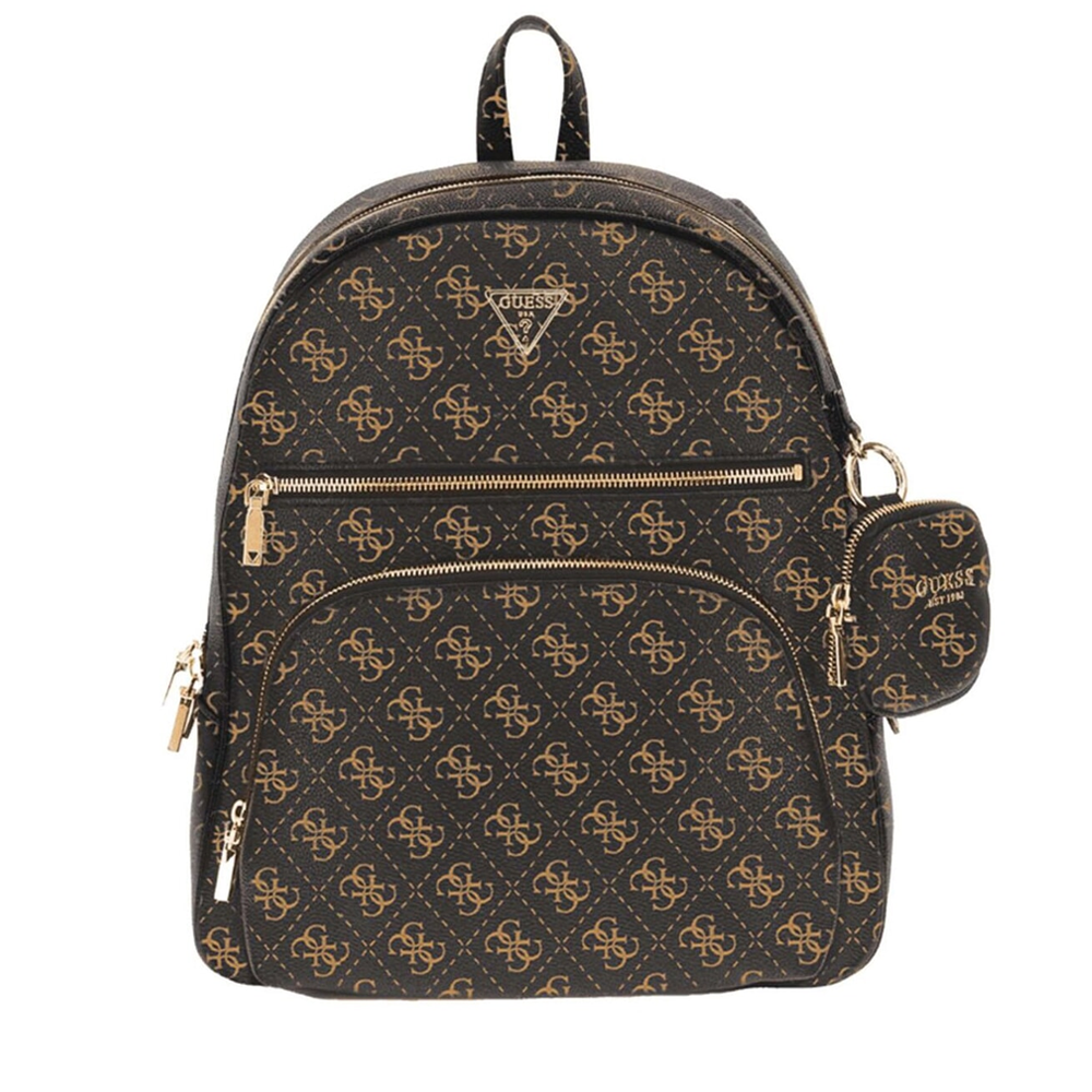 Rucsac Guess Power Play II maro cu logo print 910RUCSHWQG7124350M