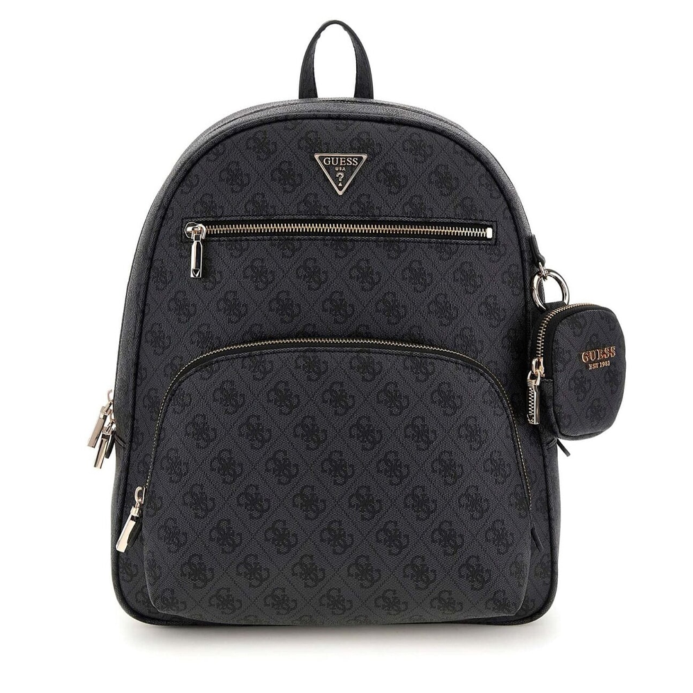 Rucsac Guess Power Play II negru cu logo print 910RUCSHWSL7124350N
