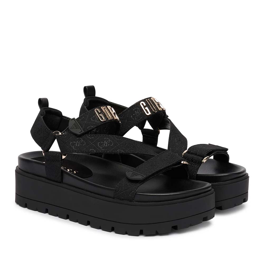 Sandale femei Guess Fetta negre 91edsfljfttn