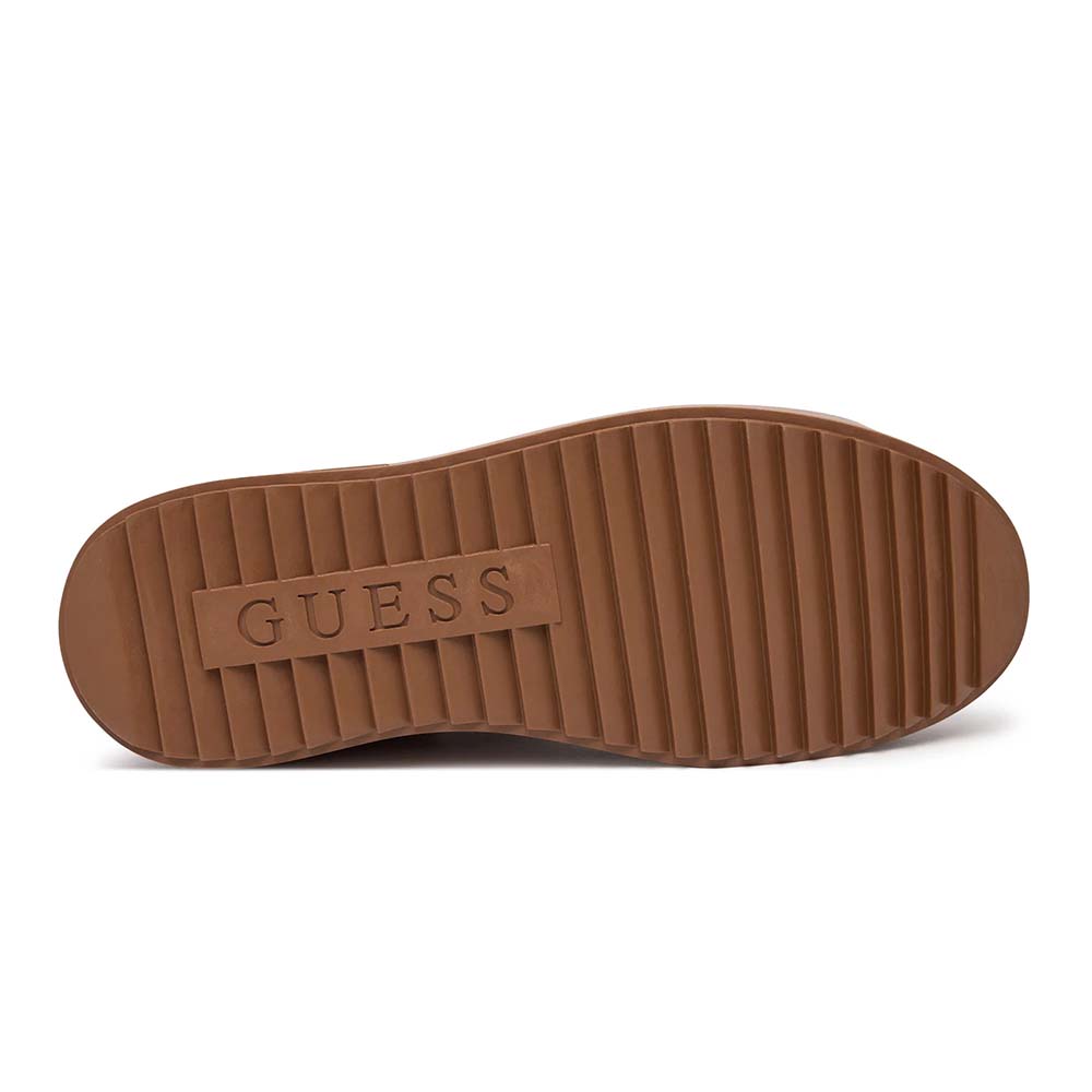 Sneakers femei Guess Duena cognac din piele întoarsă 912DPFLFDU2SUE12VCO