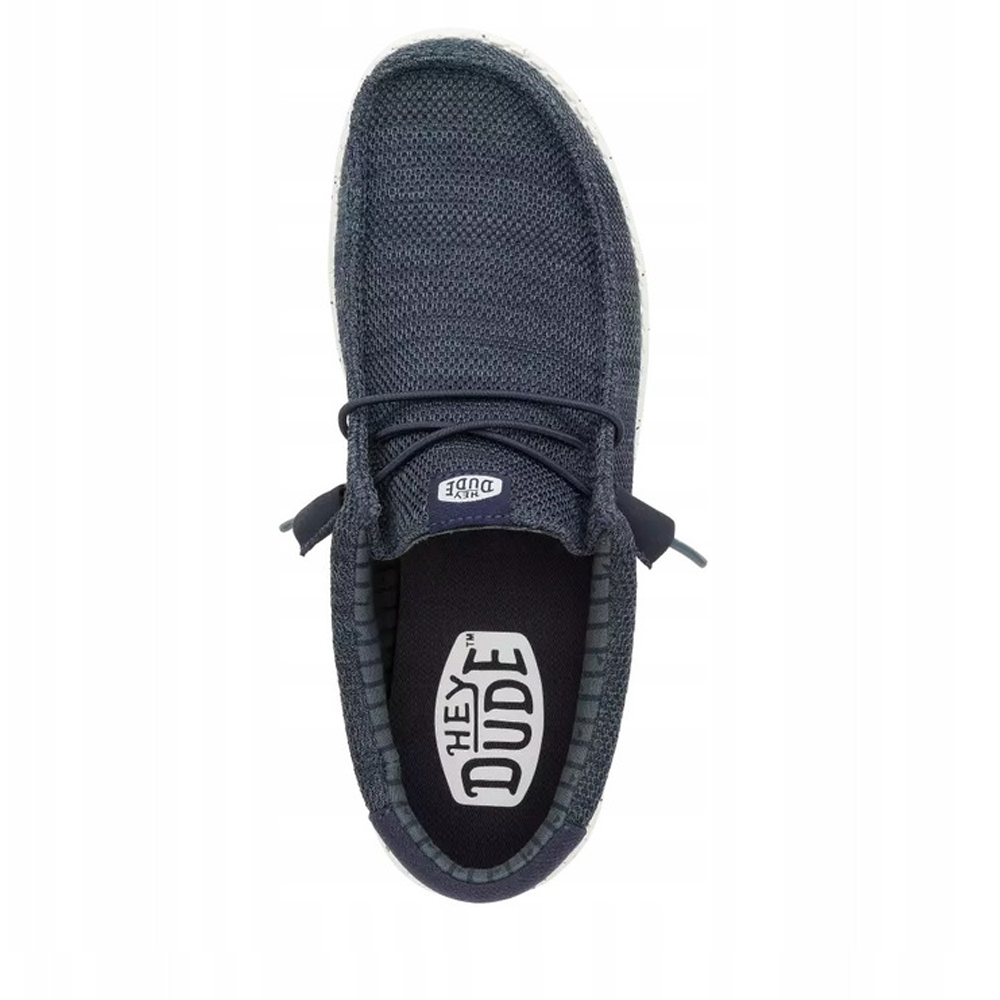 Mocasini ușori bărbați HeyDude Wally Stetch Sox bleumarin 3091BM41898BL